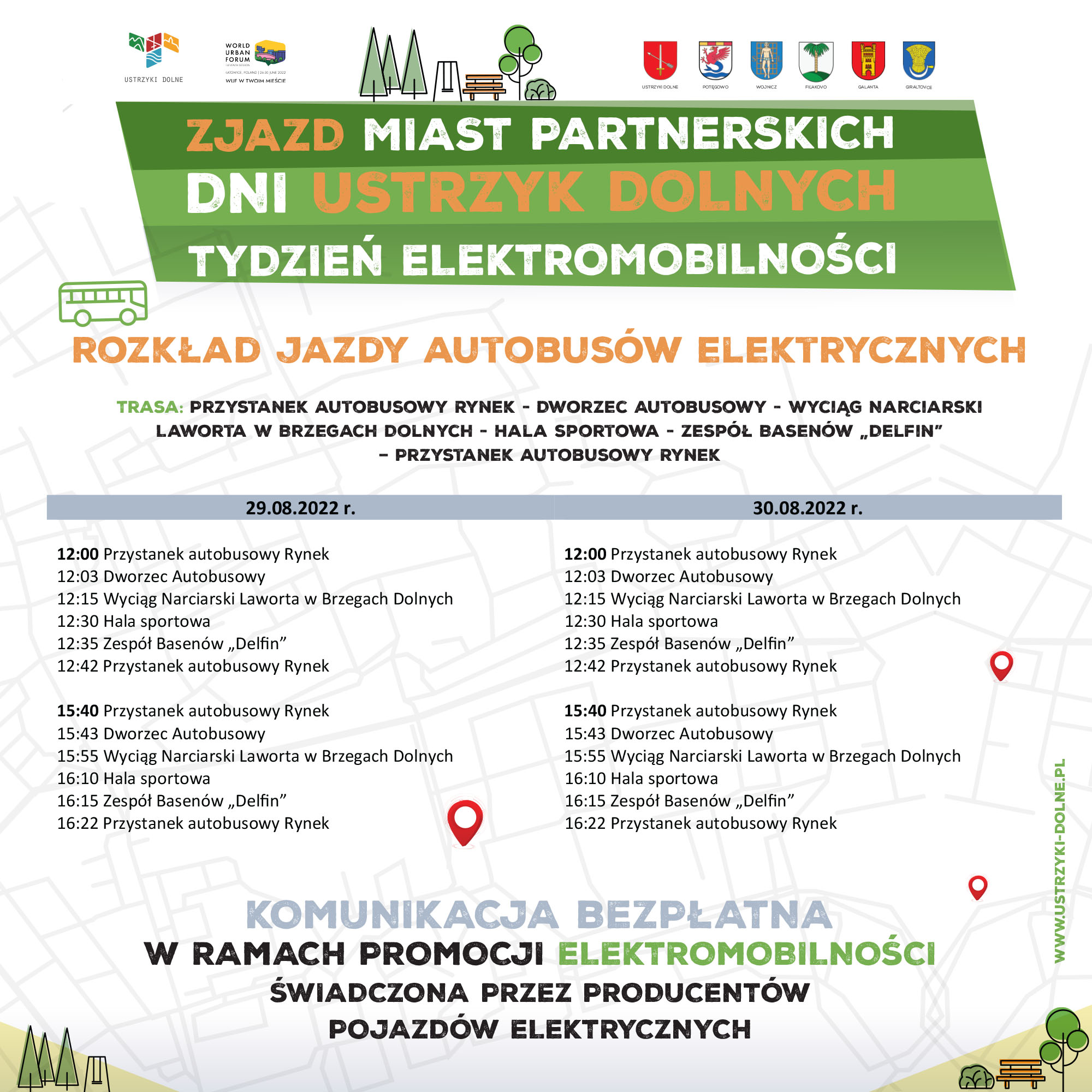 rozkład jazdy autobusów elektromobilnych 