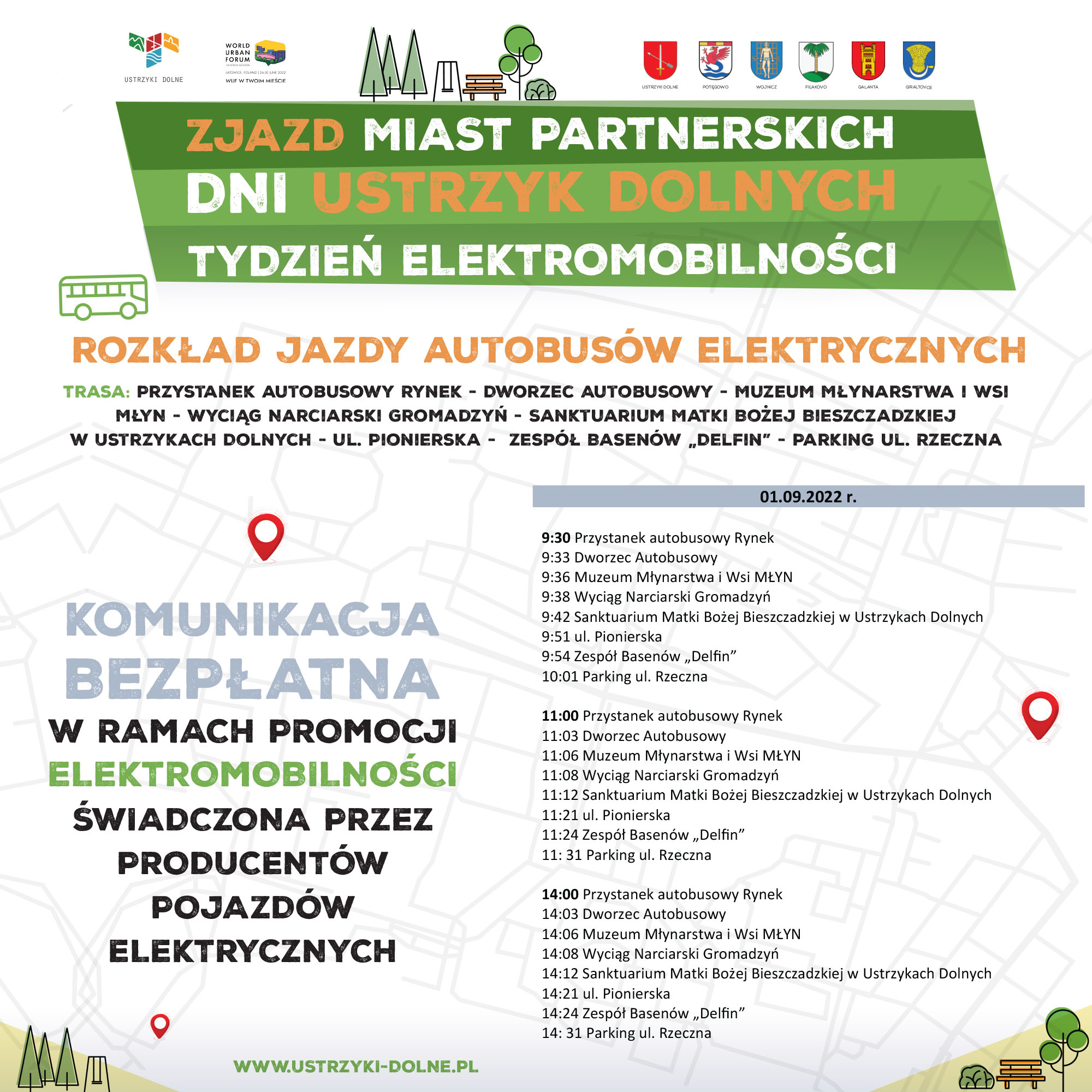 rozkład jazdy autobusów elektromobilnych 