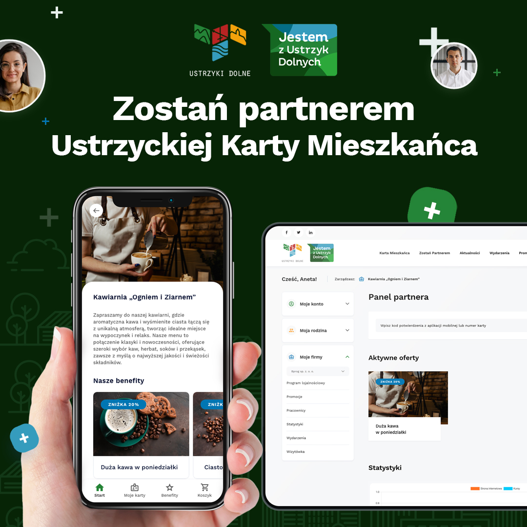 Zostań partnerem Ustrzyckiej Karty Mieszkańca